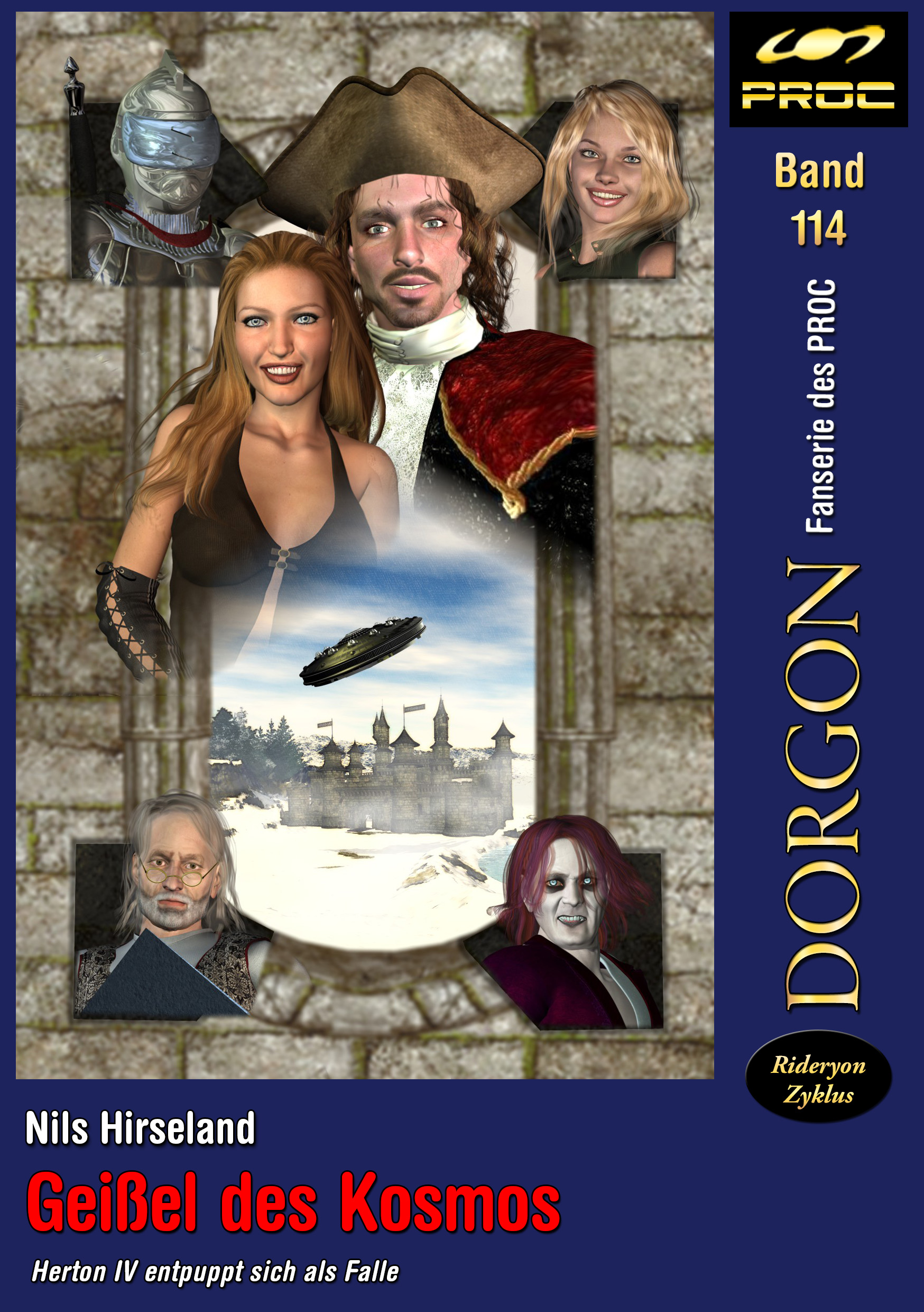 Cover zu DORGON 114 - Geißel des Kosmos © Gaby Hylla