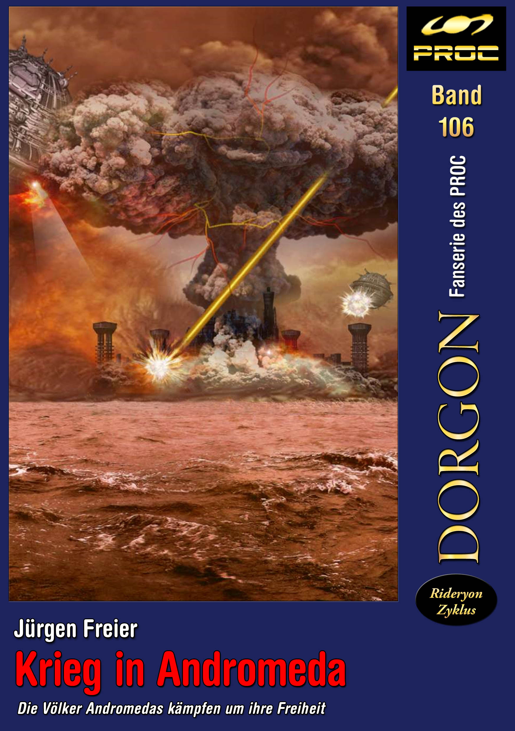 Cover zu DORGON 106 – Krieg in Andromeda © John Buurman