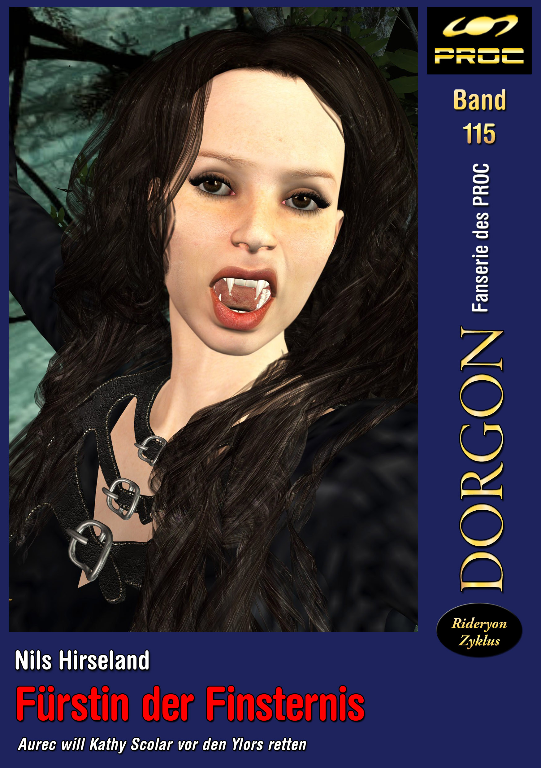 Cover zu DORGON 115 - Fürstin der Finsternis © Gaby Hylla