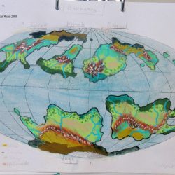 Landkarte des Planeten Ghanakon in der Galaxis Shagor. (C) 2016 - Stefan Wepil