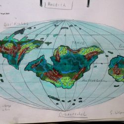 Landkarte des Planeten Bostich in Cartwheel (C) Stefan Wepil