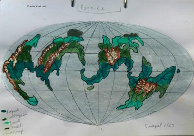 Karte der Welt Estartu in Cartwheel (C) Stefan Wepil