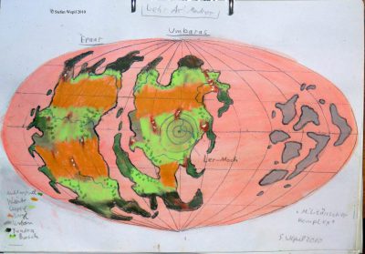 Lehr'Ar'Modror Planetenkarte (C) Stefan Wepil