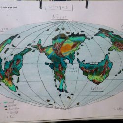 Landkarte des Planeten Lingus in Cartwheel (C) Stefan Wepil