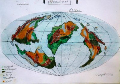 Landkarte der Welt Upanishad in Cartwheel (C) Stefan Wepil