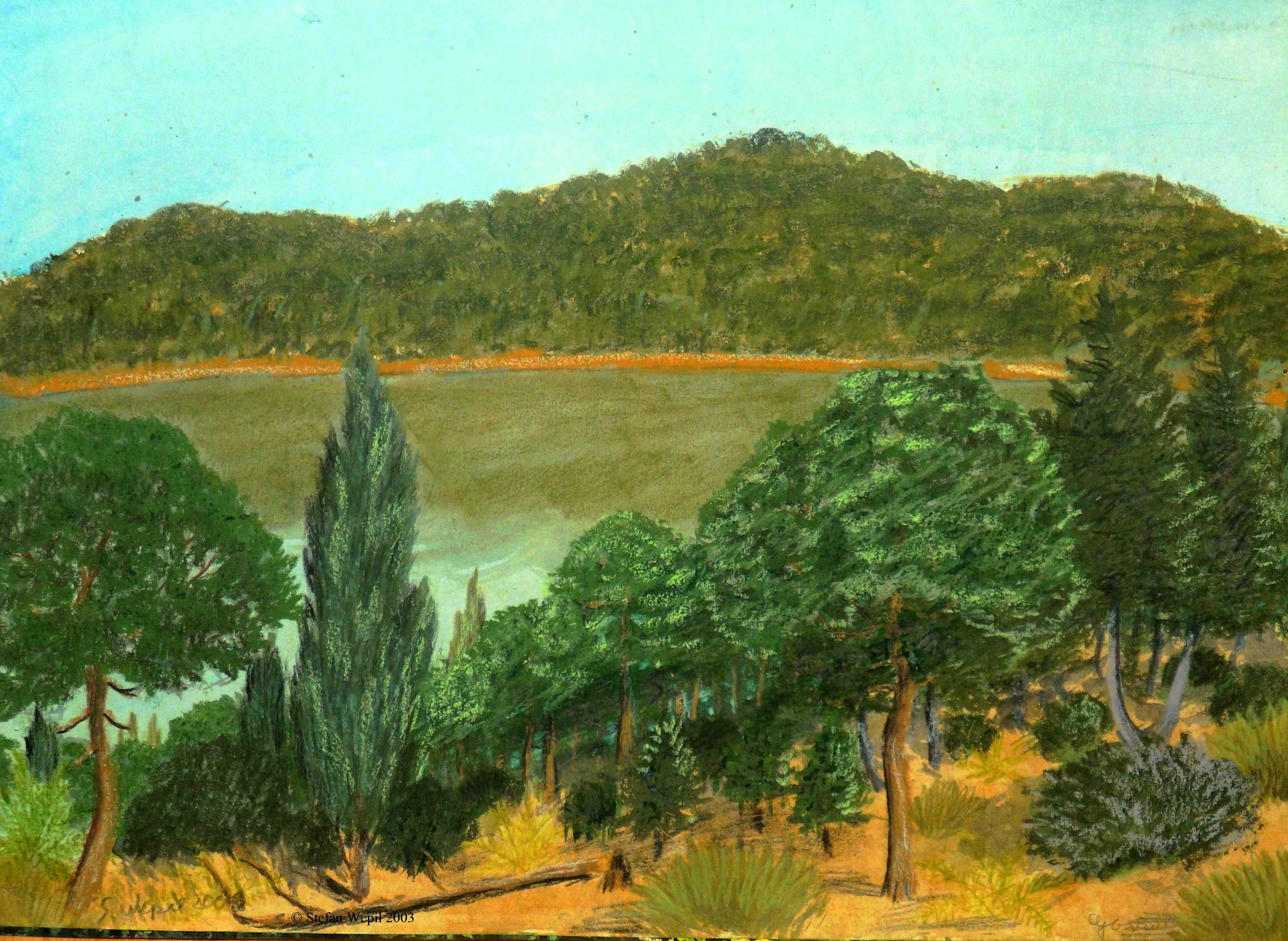 Wald und See auf Cermium, der Hauptwelt der Provinz Harridon in M 100 Dorgon. (C) Stefan Wepil