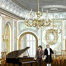 Friedrich Leopold Graf zu Stolberg und Aurec im Eutiner Jagdschloß. (C) Gaby Hylla